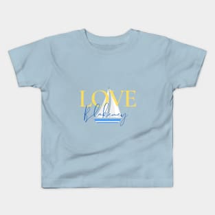 Love Blakeney, Sailboat Kids T-Shirt